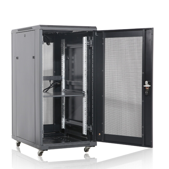 英威腾22U网络机柜 专为路由交换与工控监控打造的智能解决方案